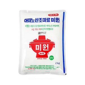 아미노산 미원 대상 2kg x 10개 업소용 대용량 조미료 미원 홍미원