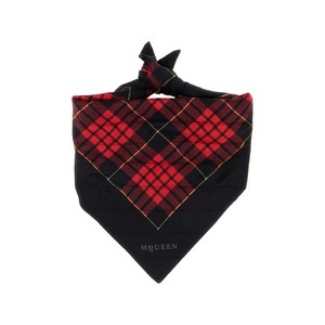 알렉산더맥퀸 타탄 프린트 스카프