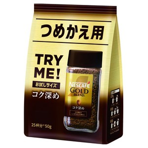 네스카페 골드 블렌드 깊은 풍미 리필용, 50g, 1개