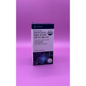 (고함량 마그네슘 영양제) 400mg 프리미엄 산화마그네슘 식약처 인증 식약청 인정 건강헤아림, 90정, 1개