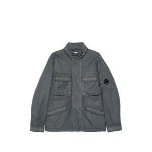 C.P.컴퍼니 50 필리 왁스 포켓 지퍼 재킷, 그레이계열, Standard S