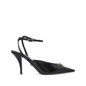 베르사체 메두사 장식 포인티드 토 펌프스 85mm, Italy 36(KR 230), 블랙계열