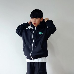 오버핏 투웨이 주니어 후드 집업 점퍼