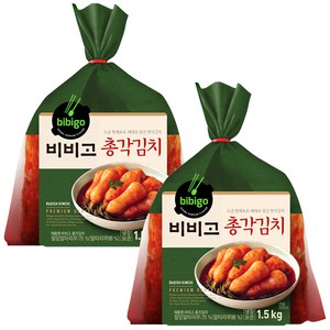 비비고 총각김치, 1.5kg, 2개