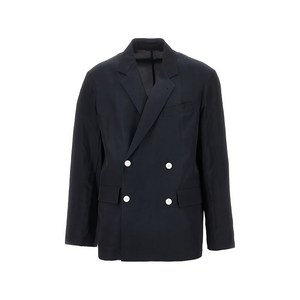 엠포리오아르마니 더블 브레스티드 재킷, 블루계열, Italy 48(KR 100)