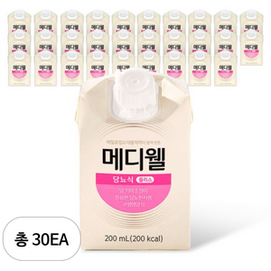 메디웰 당뇨식 플러스, 200ml, 30개