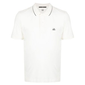 C.P.컴퍼니 로고 자수 폴로 셔츠