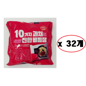 더미식 비빔면 138g, 32개
