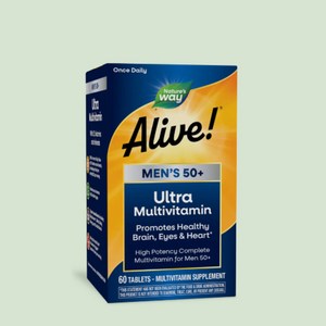 네이쳐스웨이 얼라이브! 원스 데일리 맨 50+ 멀티 비타민 타블렛, 60정, 1개