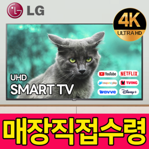 LG전자 43인치 109cm(43) 4K UHD 스마트 LED TV, 고객직접설치, 스탠드형