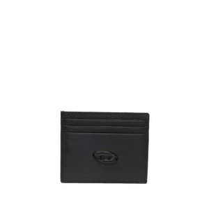 디젤 로고 장식 레더 카드홀더
