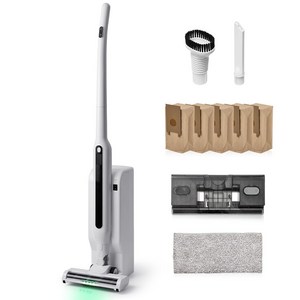 [신상품] 클래파 초경량 자동먼지비움 BLDC 무선 청소기 + 먼지봉투 5장 + 물걸레 키트