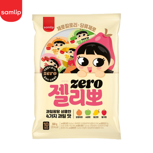 삼립 제로젤리뽀 10개입, 560g, 6개