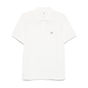 C.P.컴퍼니 로고 패치 폴로 셔츠