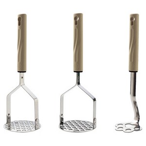 Qiaokao 매셔 3종 세트 베이지 그레이