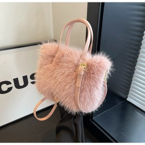 가을 겨울 퍼백 털가방 핸드백 미니가방 숄더백 방한 고급스러운 크로스 토트백