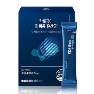 락토퓨어 파워롱 전립선 유산균 30포 60g, 30회분, 1박스