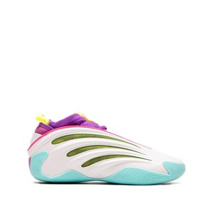 아디다스 하든 Vol. 9 "화이트/루시드 라임/루시드 핑크" 스니커즈, US men 11.5(KR 295), 화이트계열