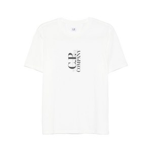 C.P.컴퍼니 로고 프린트 티셔츠