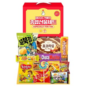 과자선물세트 종합간식세트 내마음 단체간식 과자꾸러미 중형, 과자선물세트(중), 1세트