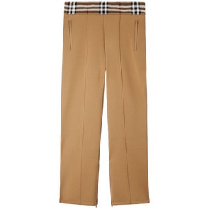 버버리 체크 트리밍 조깅 팬츠, 베이지계열, Mid standard M(KR 105)
