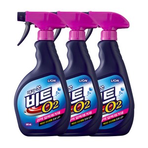 비트 O2 얼룩제거제, 500ml, 3개