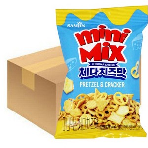 삼진 미니믹스 체다치즈맛 프레첼 65g 24개입 1박스, 24개