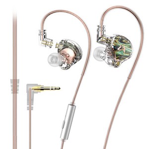 Lafitear LM3 하이브리드 HIFI 이어폰 3.5mm 마이크 포함