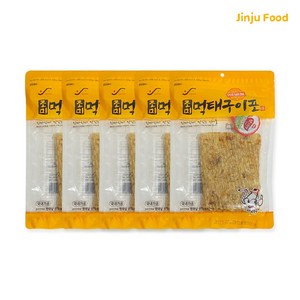 진주식품 국내가공 조미 먹태 구이포 100g x 5개 술안주 간식