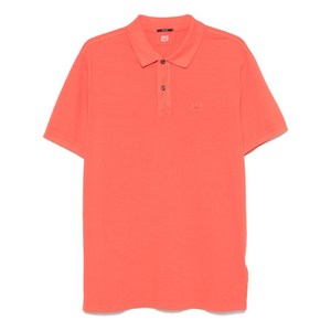 C.P.컴퍼니 로고 자수 폴로 셔츠, 오렌지계열, Standard M(KR 100)
