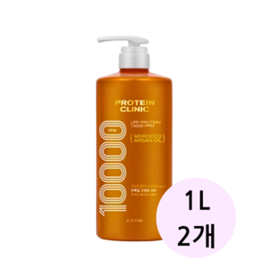 프로틴클리닉 고영양 샴푸 1000ml × 2개, 1L