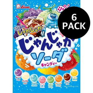 라이온 일본 탄산 사탕 소다사탕 114g x 6개, 114g, 6개