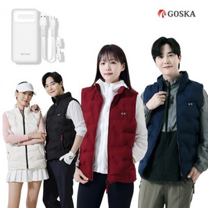 고스카 ALL NE스마트 보온 발열조끼 24년형+배터리