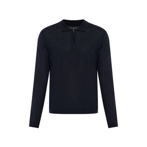 엠포리오아르마니 긴소매 폴로 셔츠, 블루계열, Standard M(KR 100)