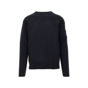 C.P.컴퍼니 렌즈 패치 스웨터, 블루계열, Standard XL