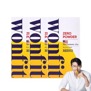 원핏 알파CD 제로파우더, 80g, 3개