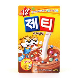 제티 초코 코코아분말, 17g, 20개입, 1개