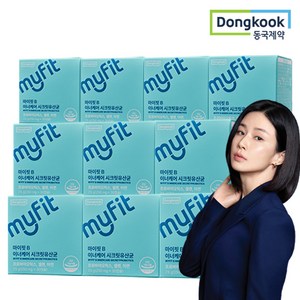 동국제약 마이핏 이보영 질 유래 특허 유산균 50억 6중 기능성 여성유산균, 30정, 10개