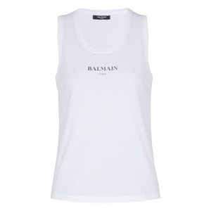 발망 로고 프린트 탱크 탑, 화이트계열, Standard XS(KR 55)