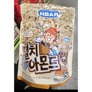 HBAF 바프 멸치아몬드 450g(30gx15입), 450g, 1개