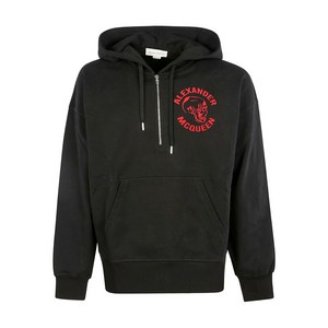 알렉산더맥퀸 스컬 프린트 후디, 블랙계열, Standard S