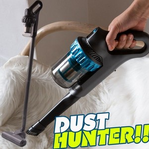 디큐브 프로 먼지 사냥꾼 더스트 헌터 무선 스틱형 핸디 진공 청소기 USB C-타입충전, 코발트블루