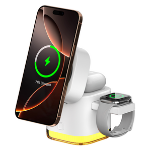 홈투홈 맥세이프 충전기 거치대 Qi2 25w 무선 고속 충전 애플 워치 유선 65w 5in1