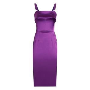 돌체앤가바나 DNA 새틴 미디 드레스