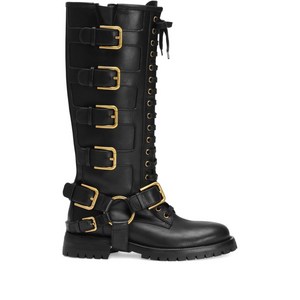 돌체앤가바나 버클 장식 롱 부츠, Europe 40(KR 270), 블랙계열