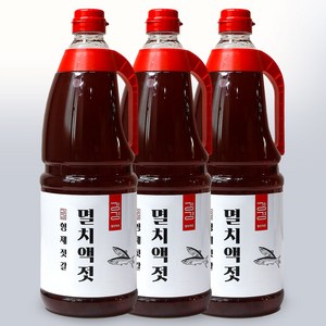 강경 국산 멸치액젓 진한 원액 1.2kg, 2kg, 3개