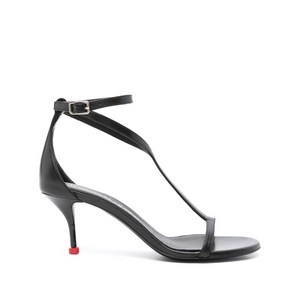 알렉산더맥퀸 하네스 가죽 샌들 70mm