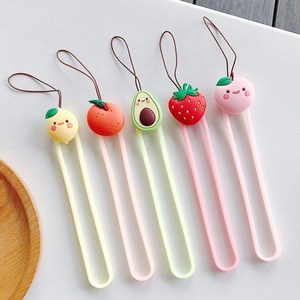 어클렛 과일 캐릭터 실리콘 밴드형 스트랩, 3번, 1개