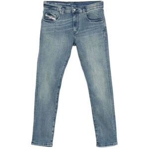 디젤 로고 패치 슬림 핏 진, 블루계열, Width/length (in) 28/32