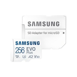 삼성전자 공식인증 정품 마이크로SD카드 EVO PLUS MB-MC256SA/KR